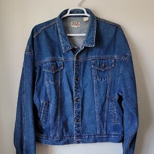 Ely Outerwear Blue Denim Jacket Vintage Mens 3X